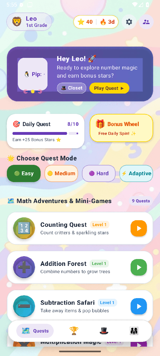 Math Pals Remix screenshot 1