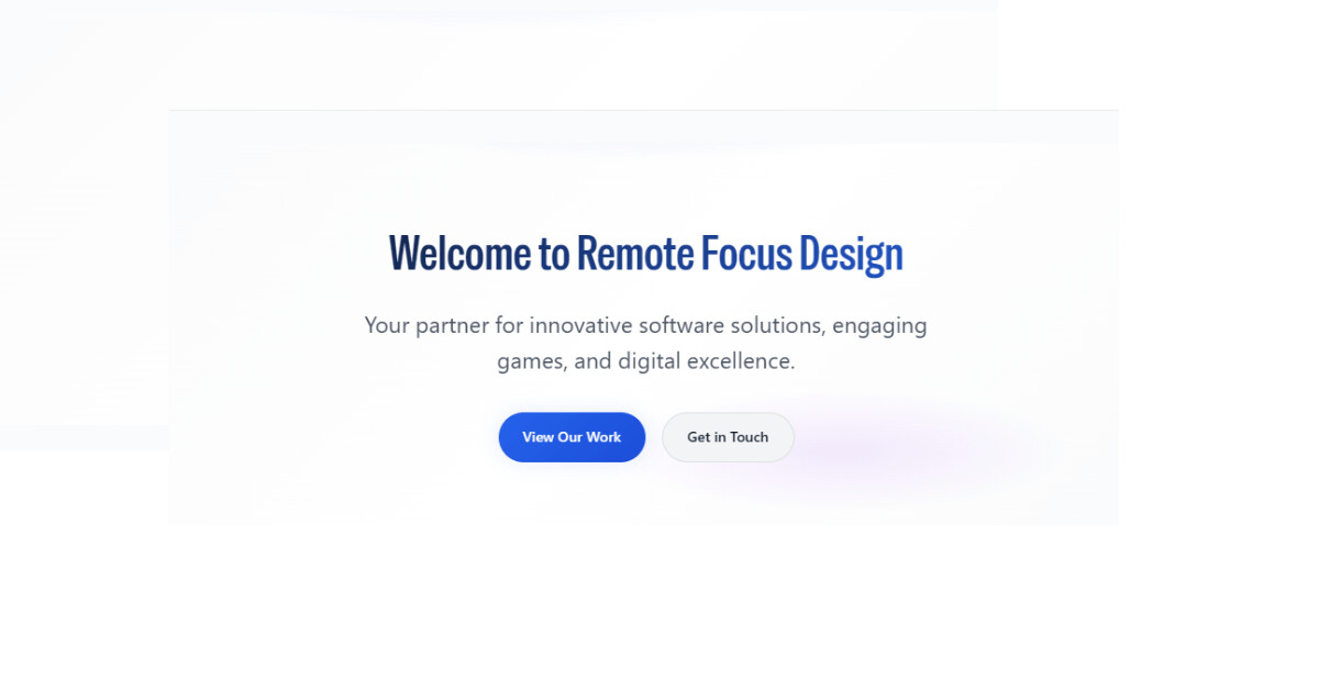 Focus 2 Unity Unity Assets - Remote Focus Design