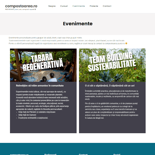 Pagina Evenimente Compostoarea