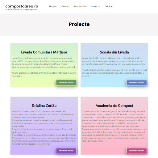 Pagina Proiecte Compostoarea
